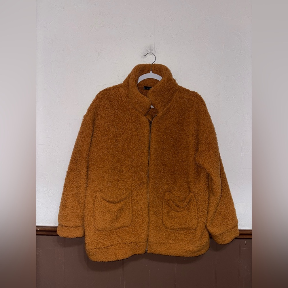 Zaful Tan Teddy Jacket